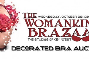 Locals and tourists alike bid on one-of-a-kind decorated bras created by professional artists and modeled by five of Key West's finest women. Bid high as all proceeds are donated to Womankind to provide breast cancer screening and clinical breast exams to local women.