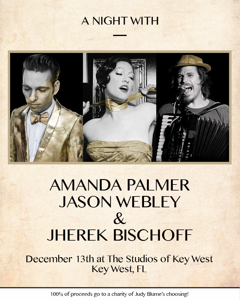 Provocative, irreverent, controversial and wildly creative, Amanda Palmer is a fearless singer, songwriter, playwright, blogger and an audaciously expressive pianist who simultaneously embraces – and explodes – traditional frameworks of music, theater and art.