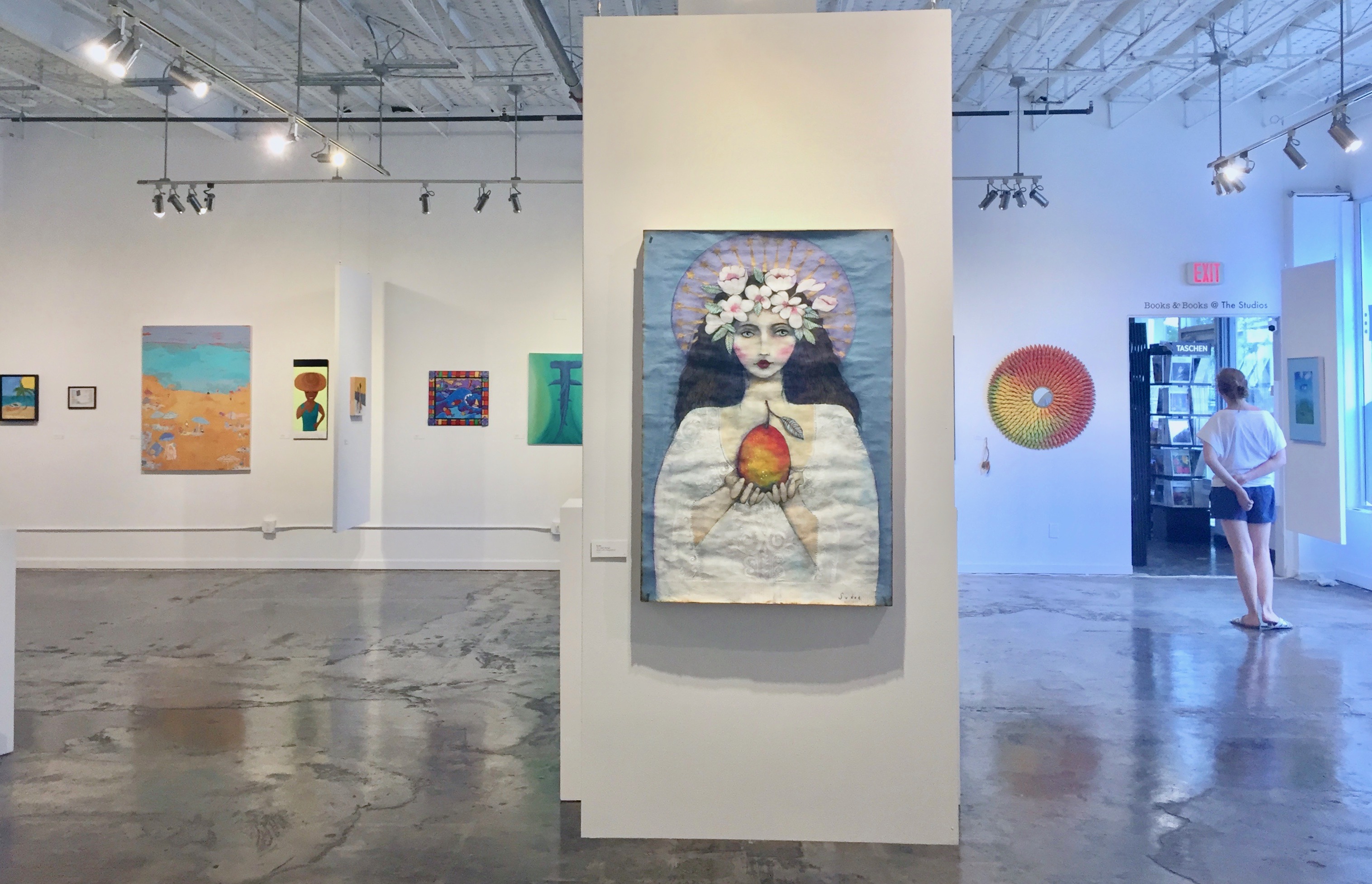 Artwork on display in a gallery