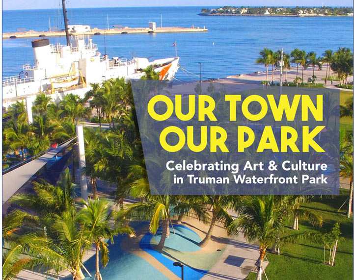 "Our Town Our Park" overhead image of Truman Waterfront Park