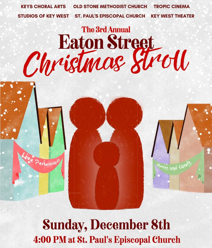Eaton Street Christmas Stroll Sunday December 8th at 4pm St. Pauls church