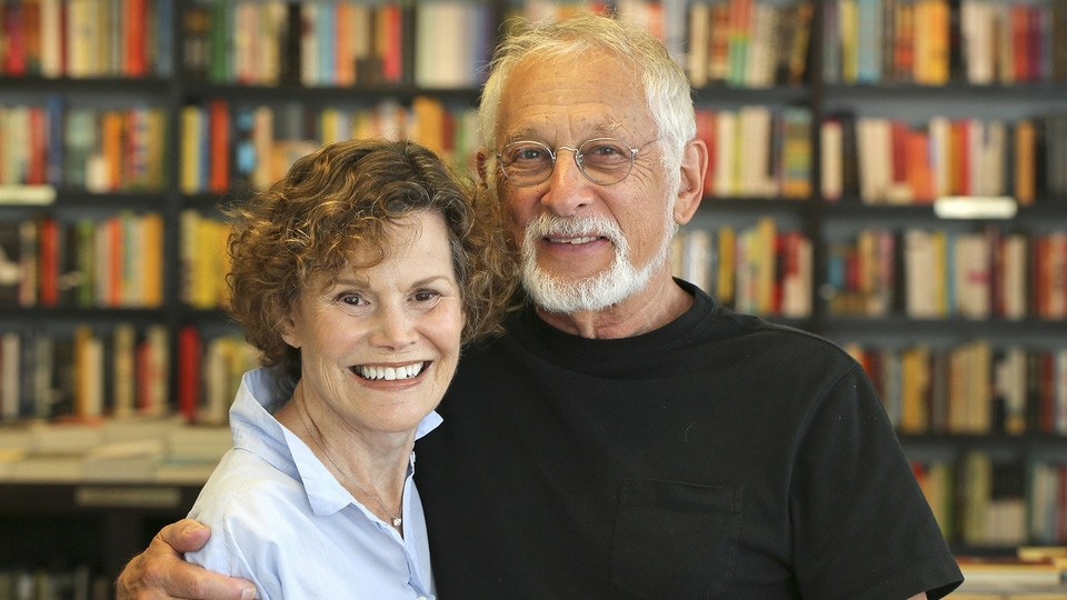 Judy Blume and George Cooper