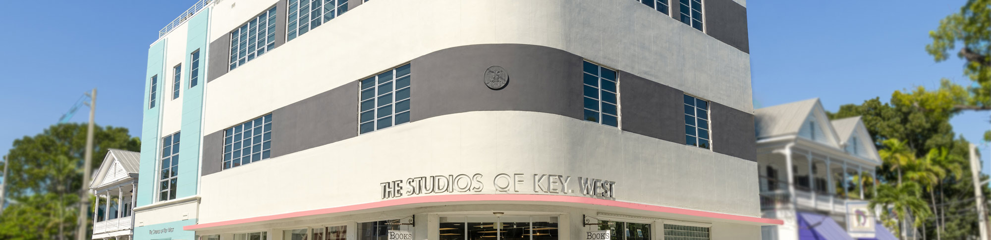 photo of portion of Studios of Key West art deco building