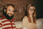 Photo of musician Ben Harrison and artist Helen Harrison as young adults