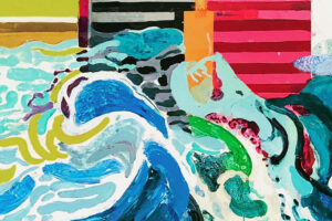 Seas are rising, cities are sinking. Three abstract painters ignite the conversation around climate change and rising sea levels where the natural bumps up against the structural world.