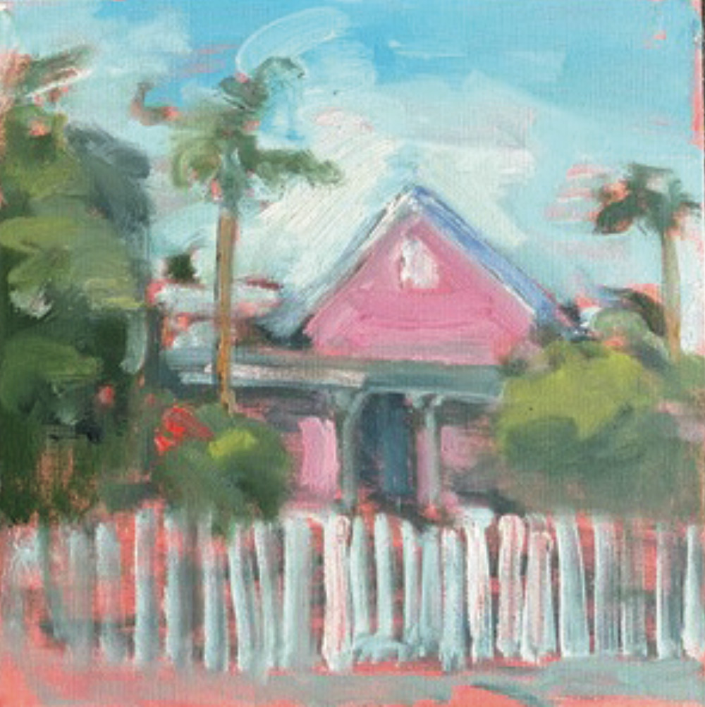 Learn the basic principles of oil painting specifically with regard to painting Key West Conch Houses and how to not overwork your painting.